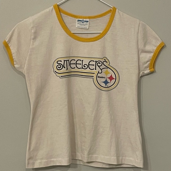 Sears Roebuck Other - Kids White and Yellow Steelers Short Sleeve Tee